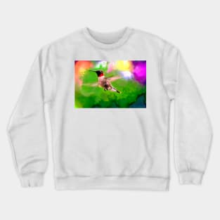 Hummingbird Visit Crewneck Sweatshirt